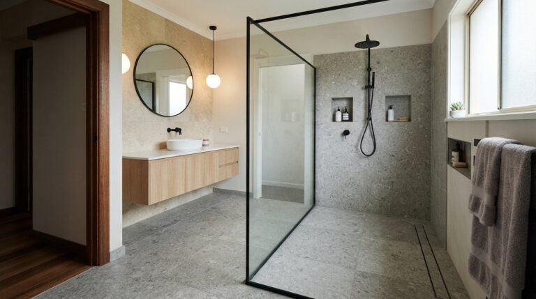 badkamer met inloopdouche