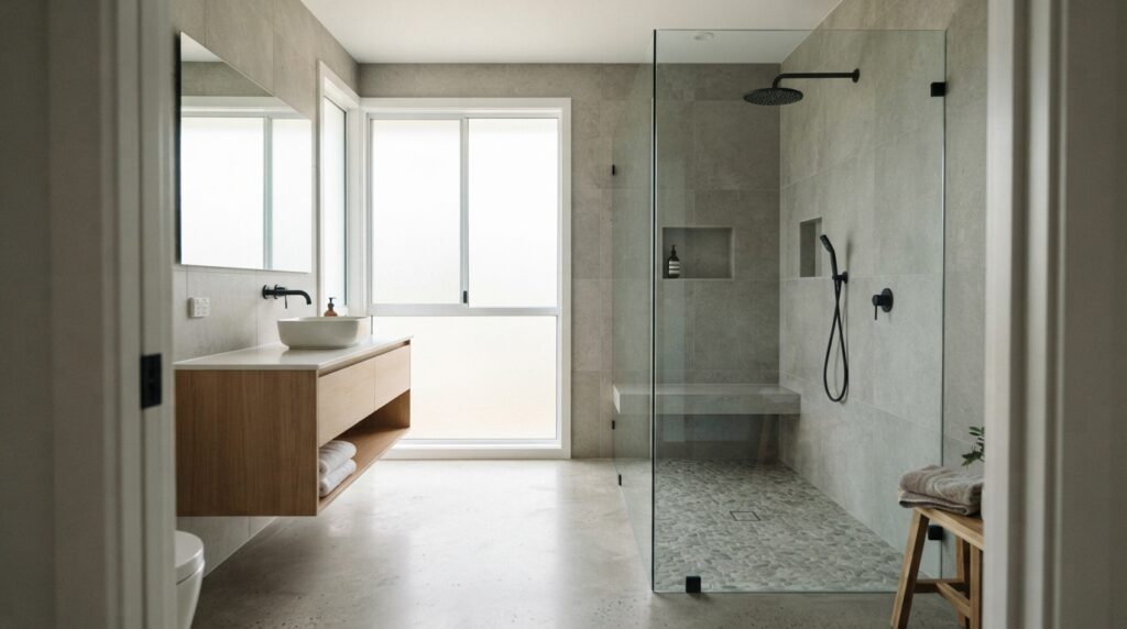 badkamer met inloopdouche